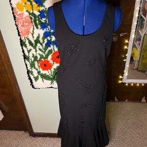 R&M Richards Black Midi Dress